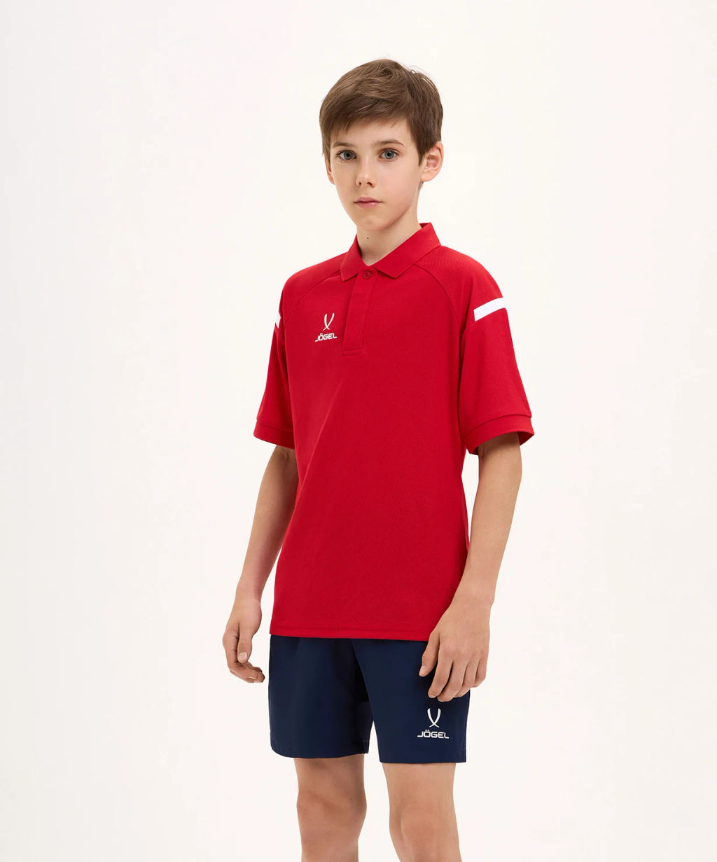 Поло JOGEL CAMP 2 Poly Polo, красный  фото 9