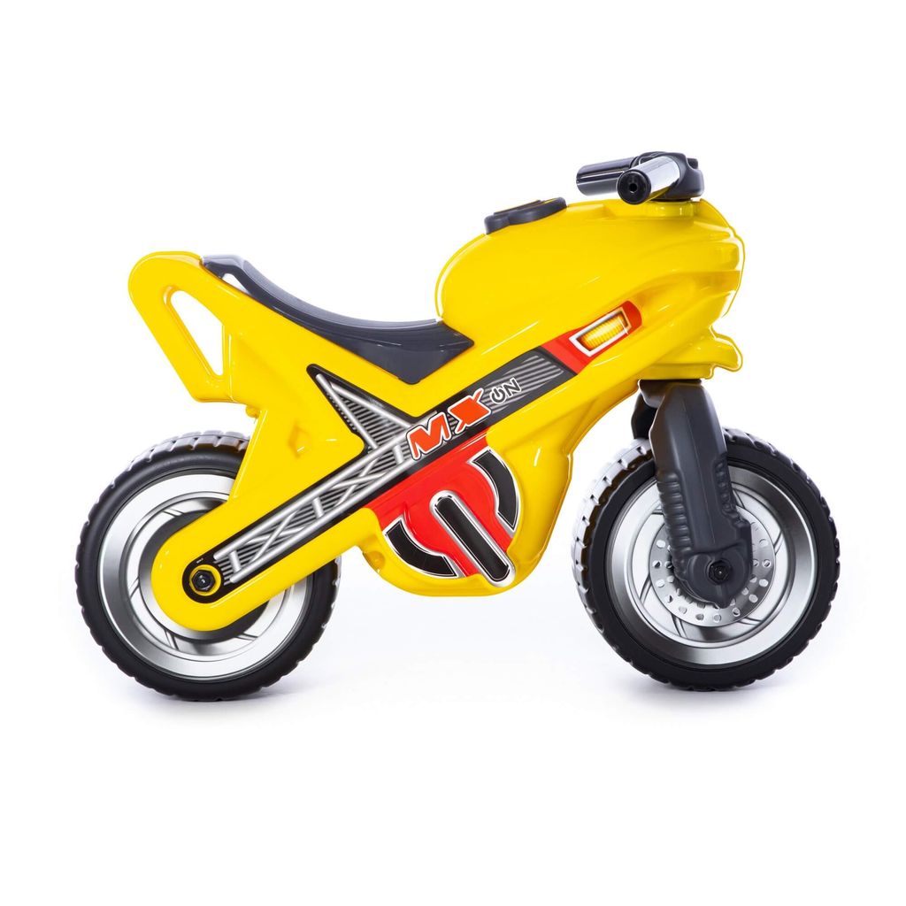 Каталка-мотоцикл МХ (жёлтая) - Полесье фото 5