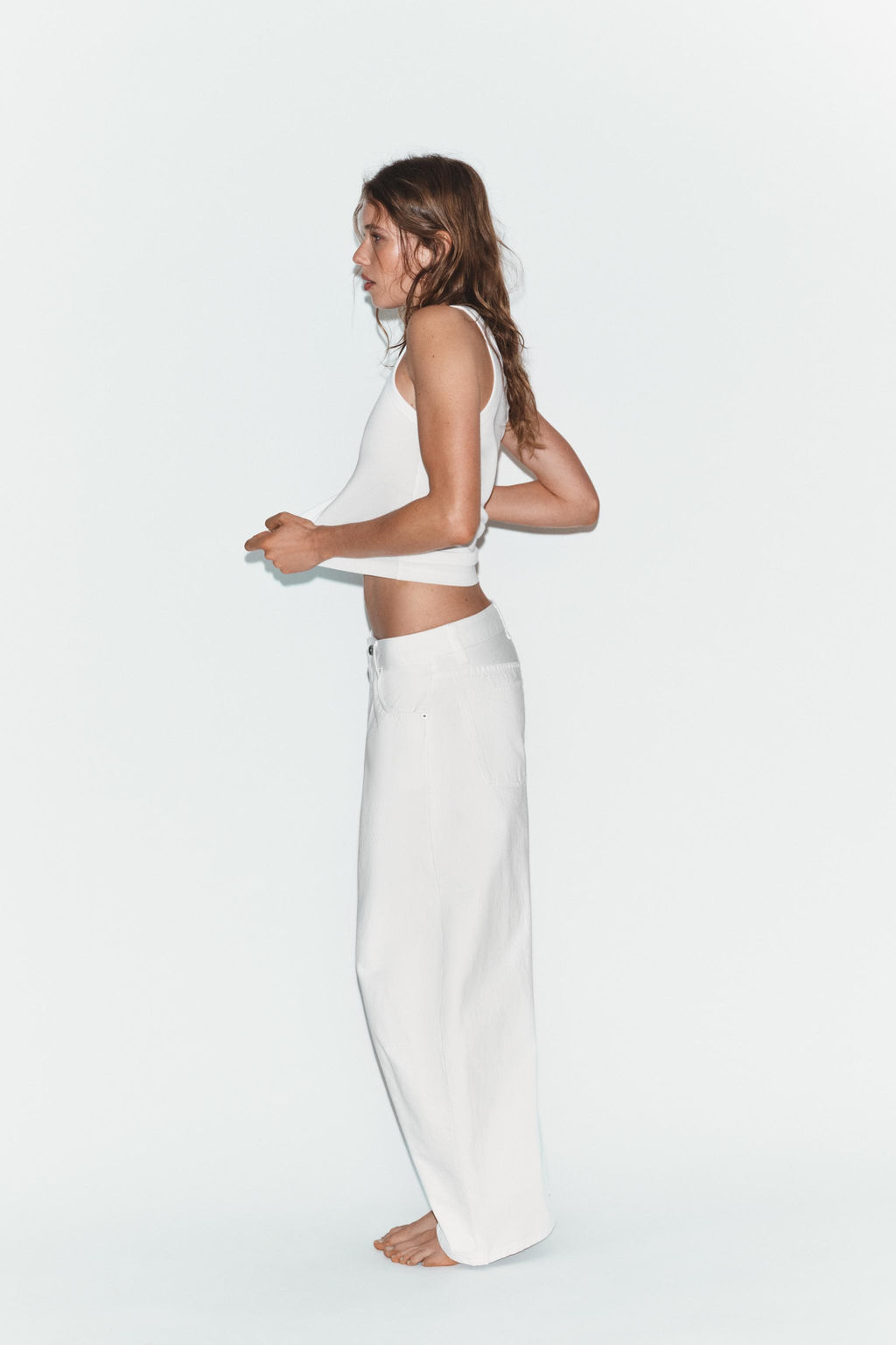 TRF BALLOON MID-WAIST JEANS - Zara фото 22