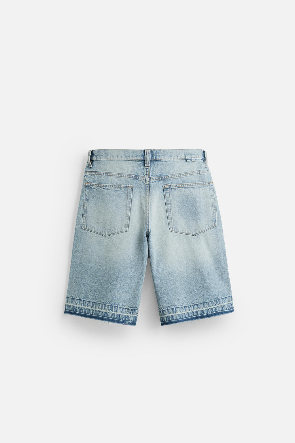 BAGGY FIT DENIM BERMUDA SHORTS - Zara фото 8