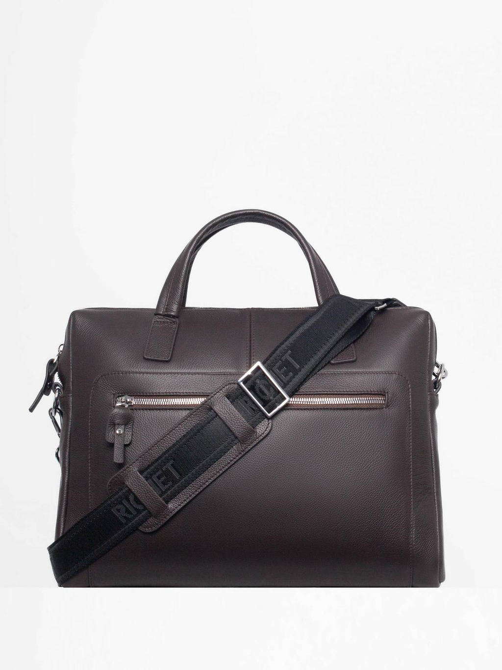 Мужская кожаная сумка Richet 1985LN 855 Коричневый