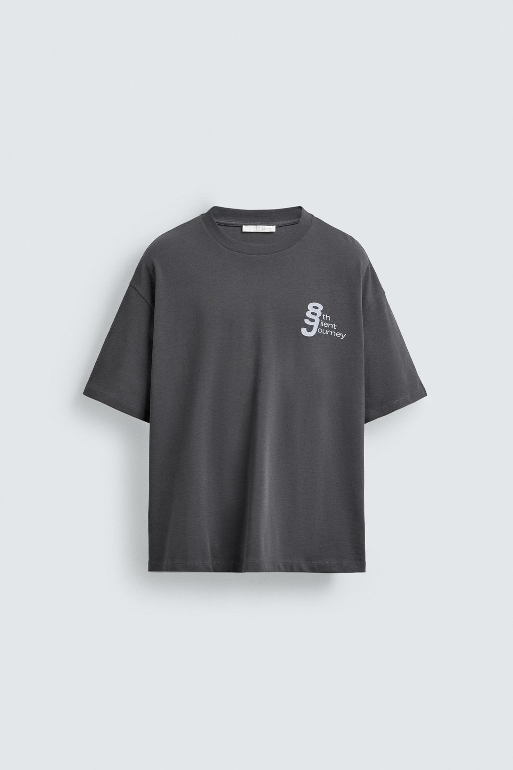 CONTRAST PRINT T-SHIRT - Zara фото 8