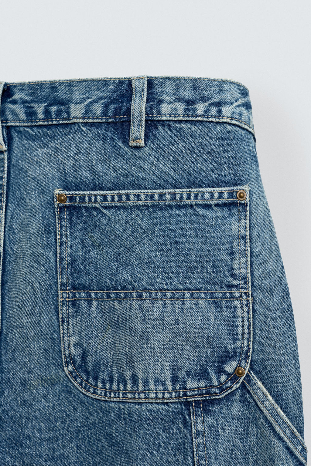 FADED CARPENTER JEANS - Zara фото 10
