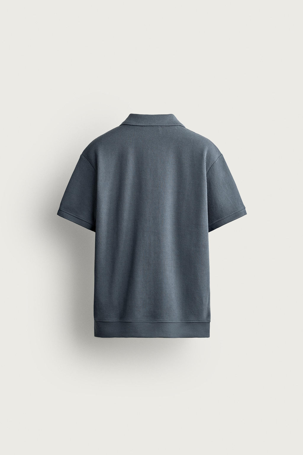 POLO ESTRUCTURA VERTICAL / Gris azul - Zara фото 7