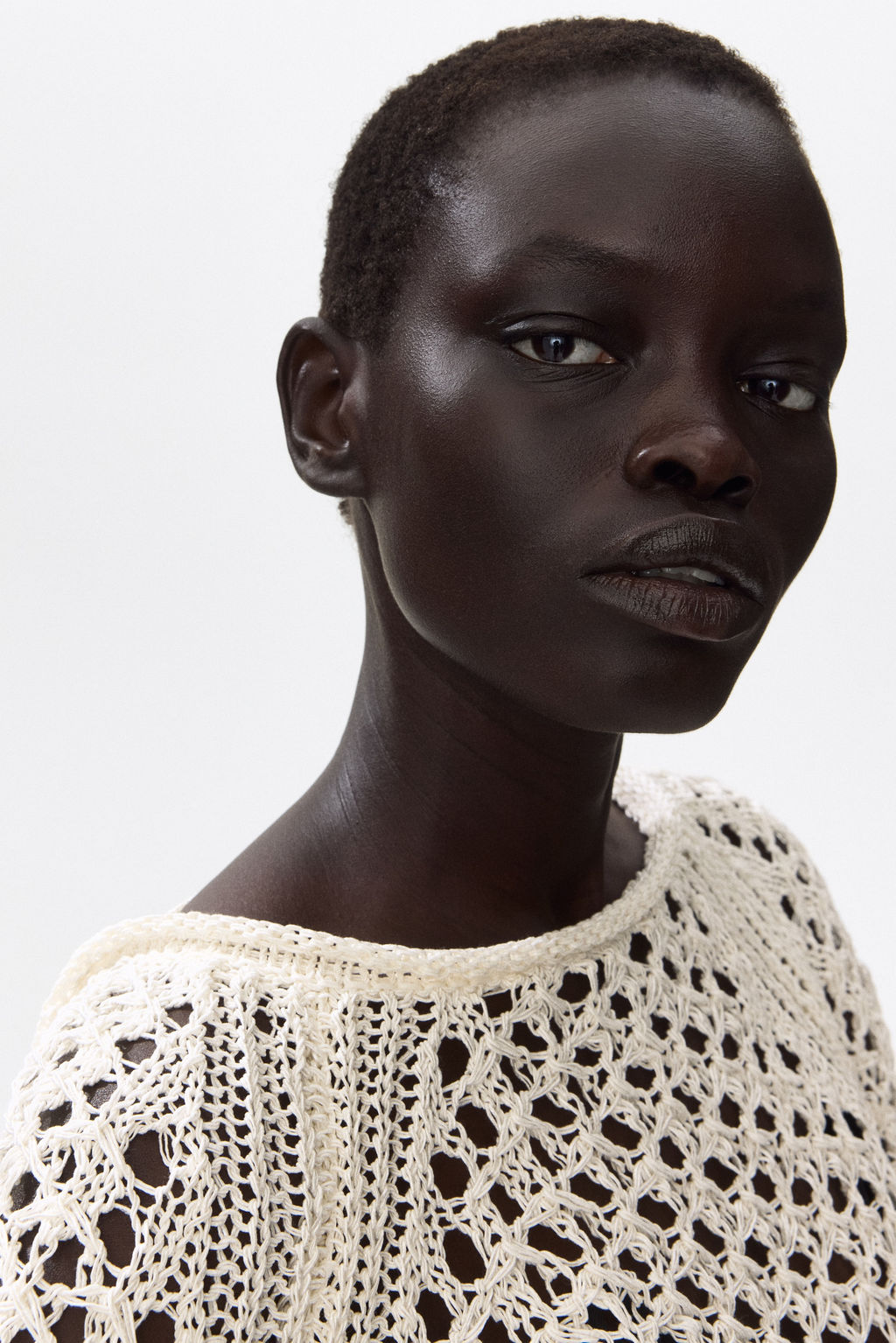 Top efecto crochet con lazada - H&m фото 5