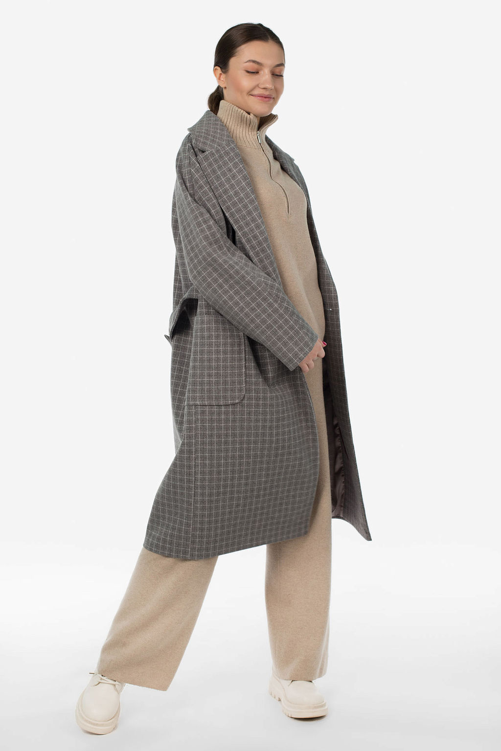 Пальто женское демисезонное - El podio фото 2