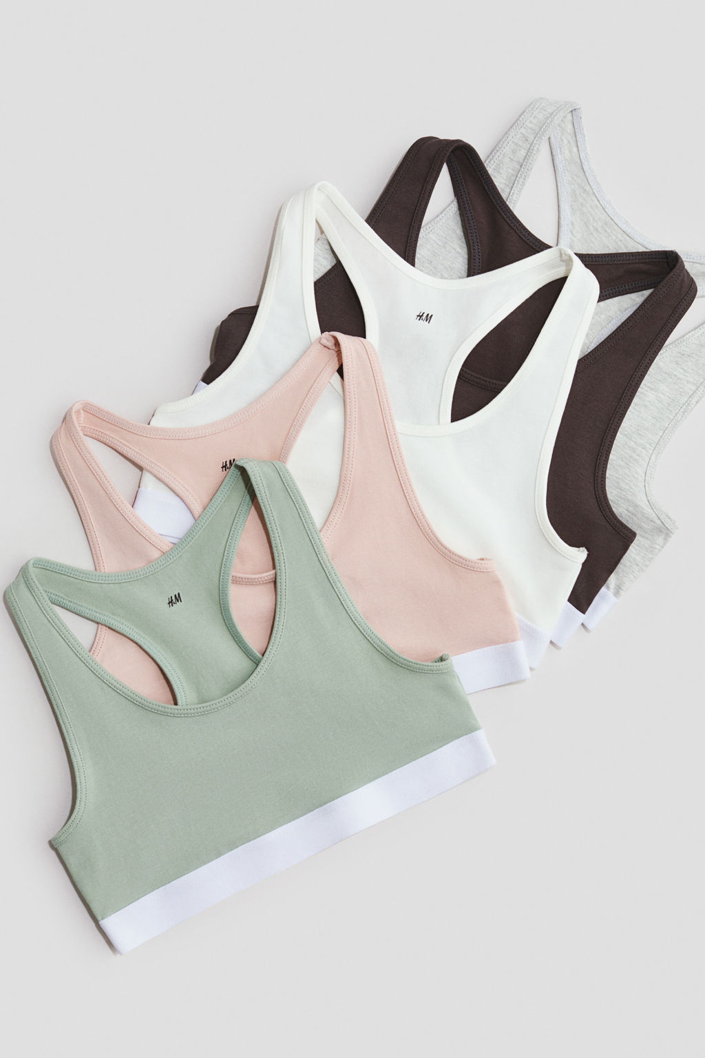 Pack de 5 tops de algod?n - H&m фото 3