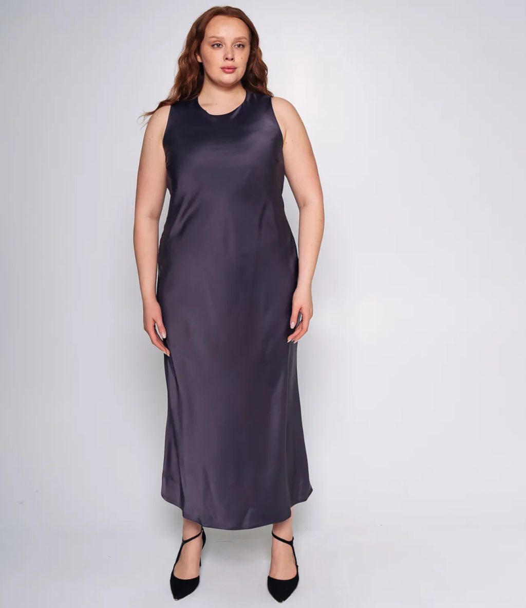 Платье #БШ2340, графит