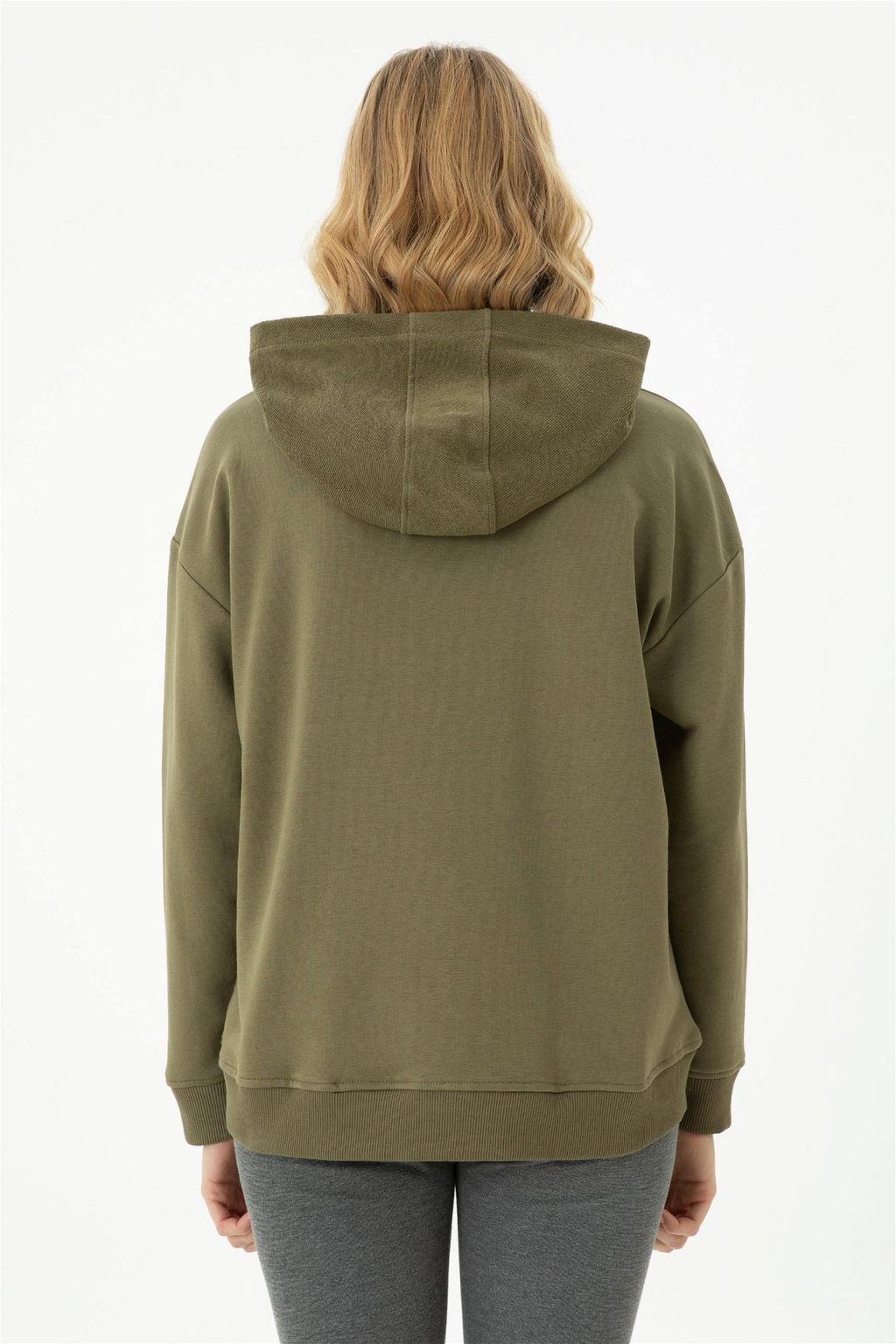 Женский свитшот цвета хаки - U.s. polo assn фото 12