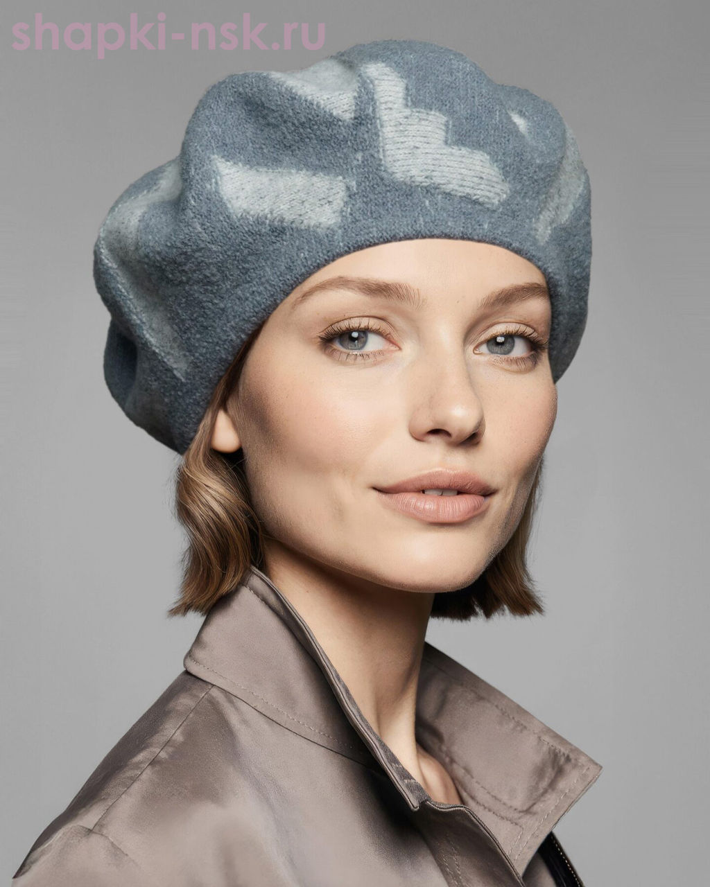 517 Берет женский флис (56-58)