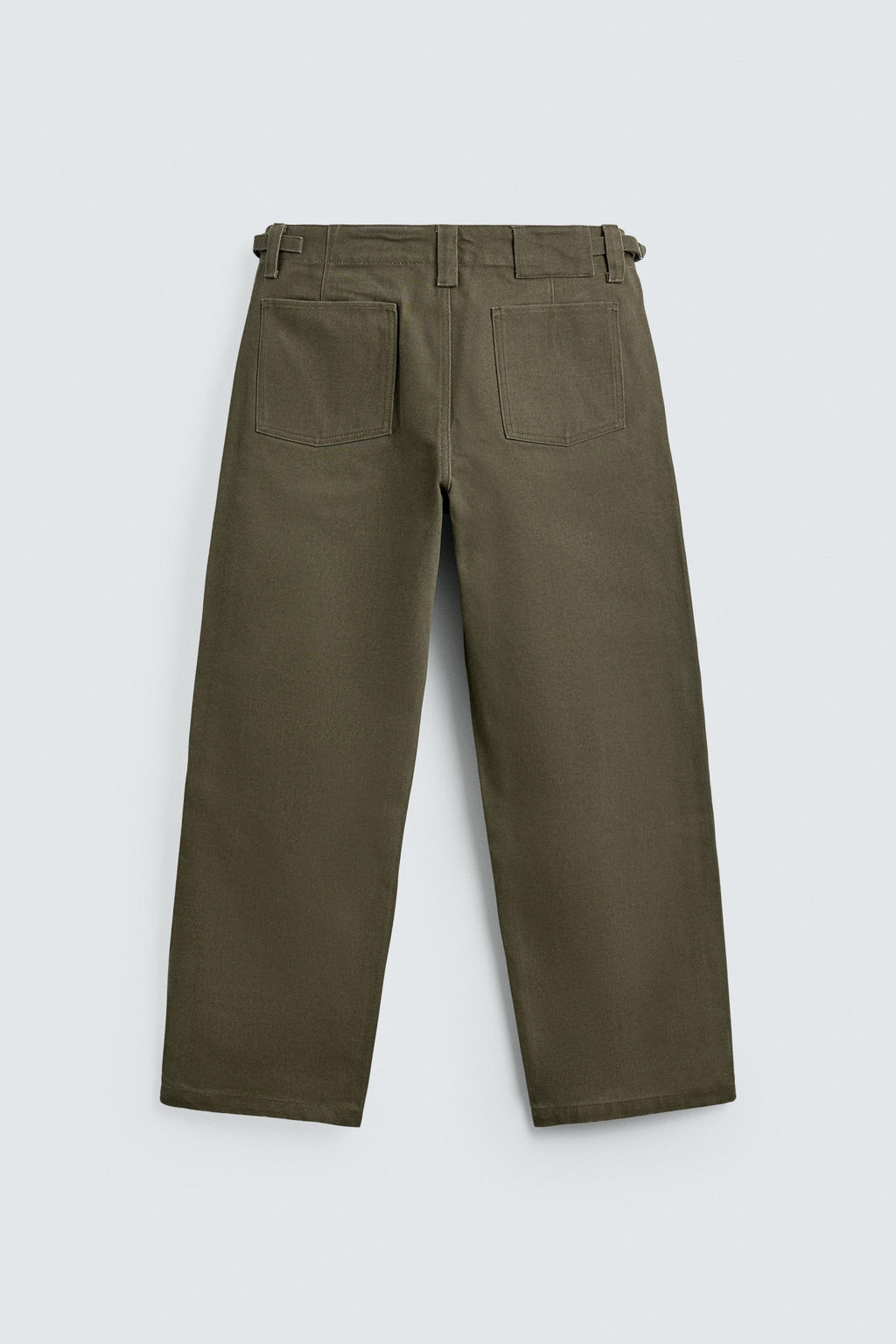 PANTAL?N CHINO TRABILLAS RELAXED FIT / Khaki - Zara фото 7