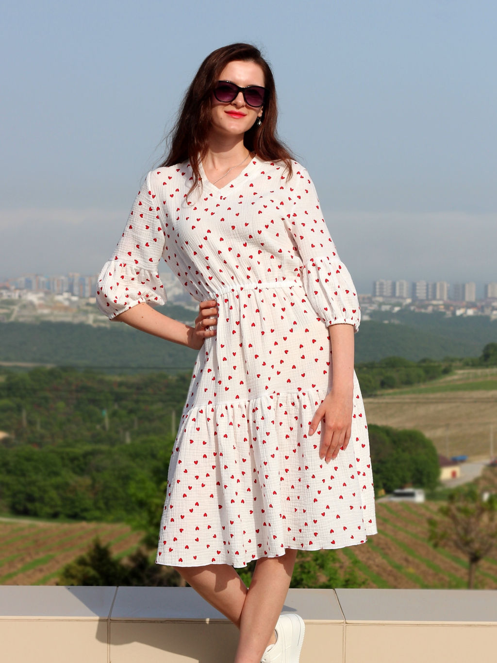ПЛАТЬЕ ПЛ545 СЕРДЕЧКИ - Assana фото 3