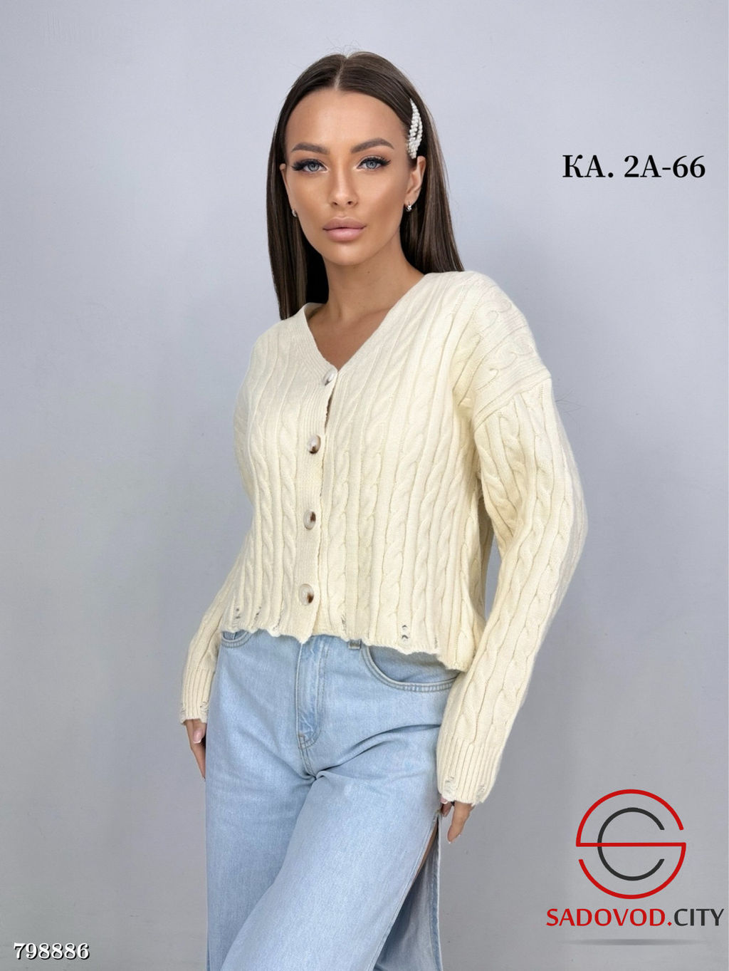 Кардиган женский укороченный - Bruno фото 5