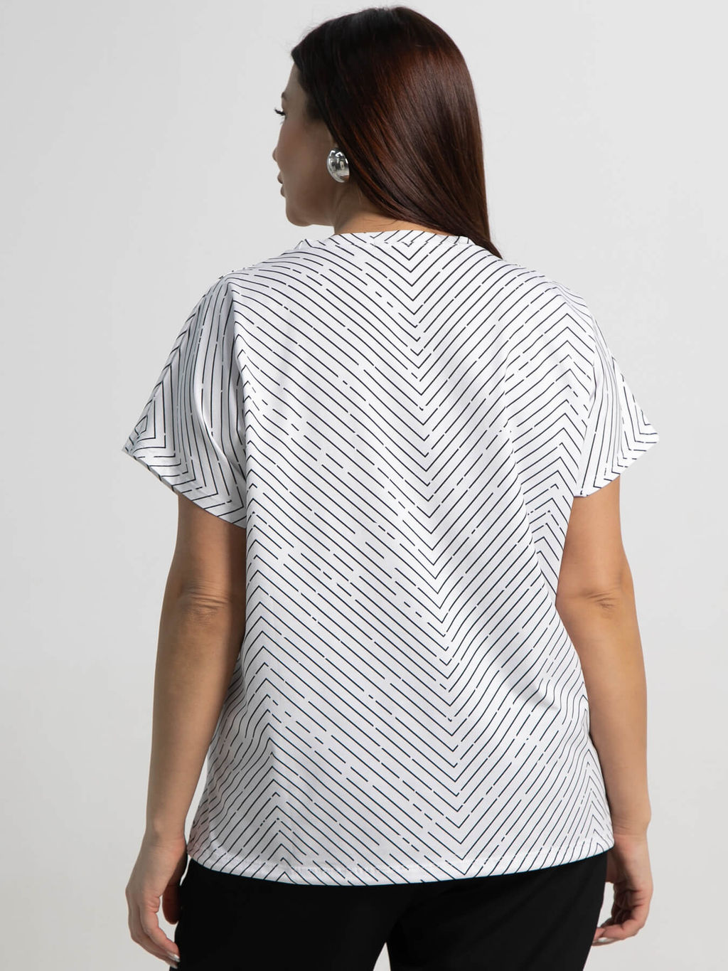 Блуза Ханна (белая) Б15356-20М - Lt collection фото 3