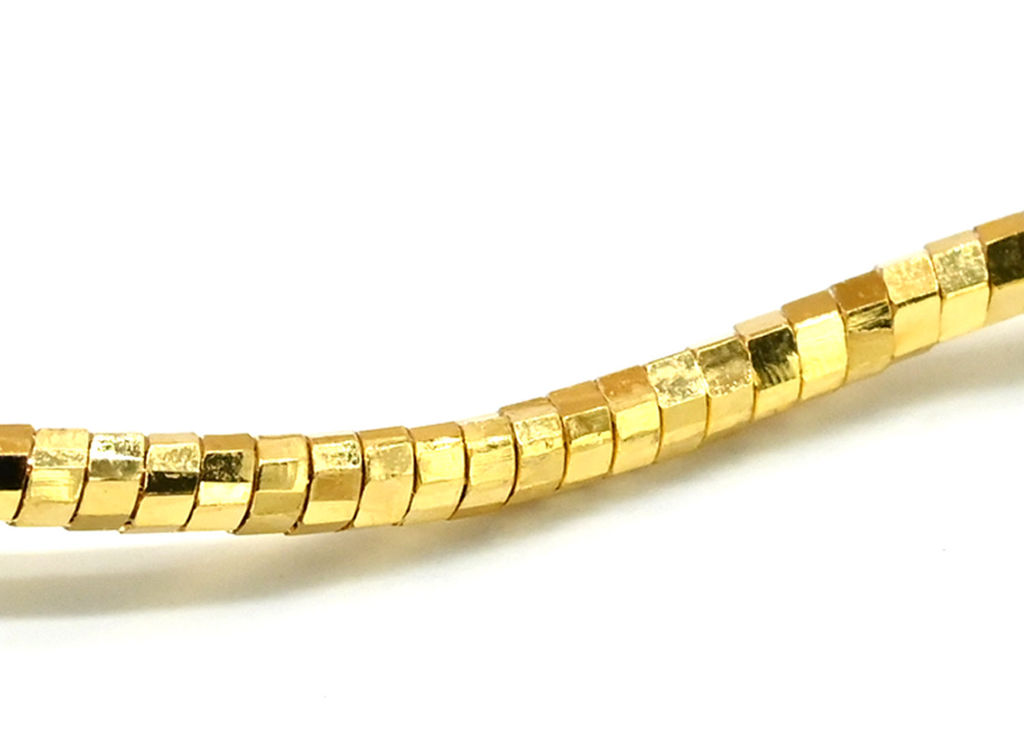 Чокер волна металл цв.золотистый, 45см