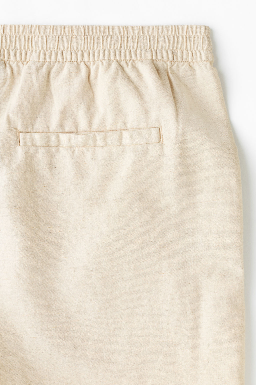 Pantal?n corto en mezcla de lino Regular Fit - H&m фото 10