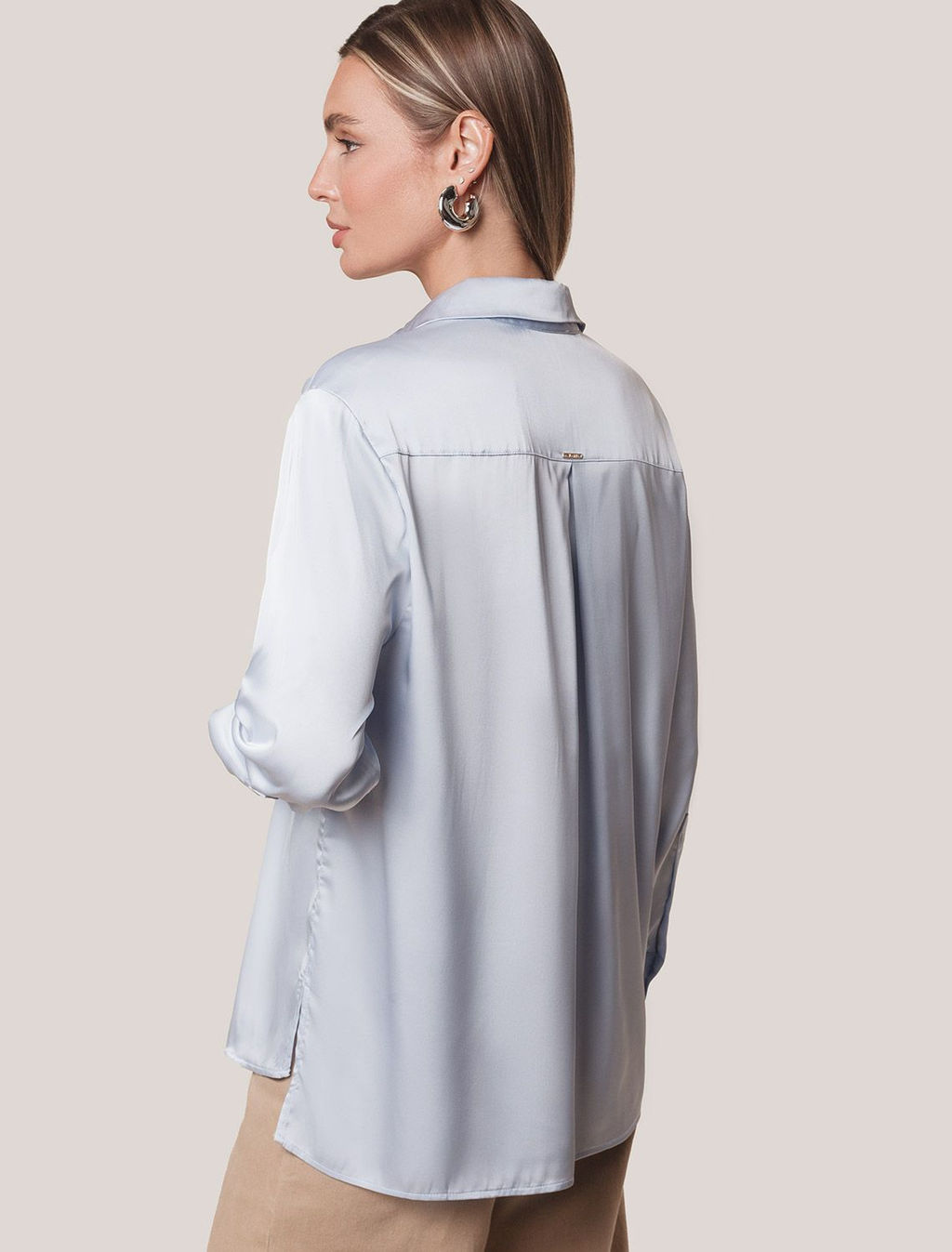 D29.275 Блузка женская голубой