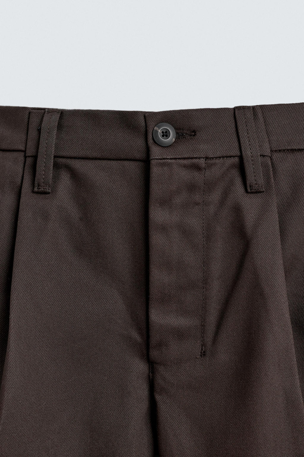 PLEATED CHINO TROUSERS - Zara фото 7