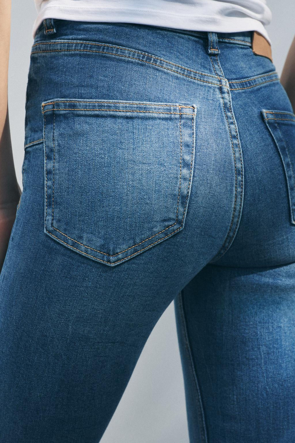 ZW COLLECTION BOOTCUT FULL LENGTH MID-WAIST JEANS - Zara фото 16