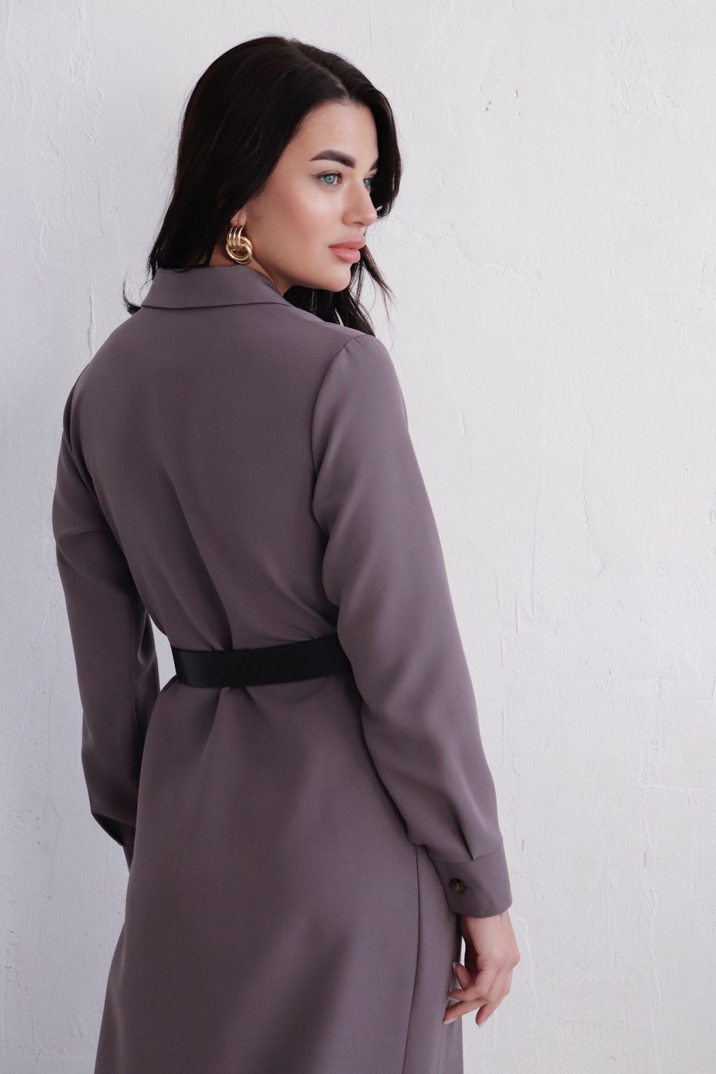 Платье-рубашка с английским воротником - Martichelli фото 45