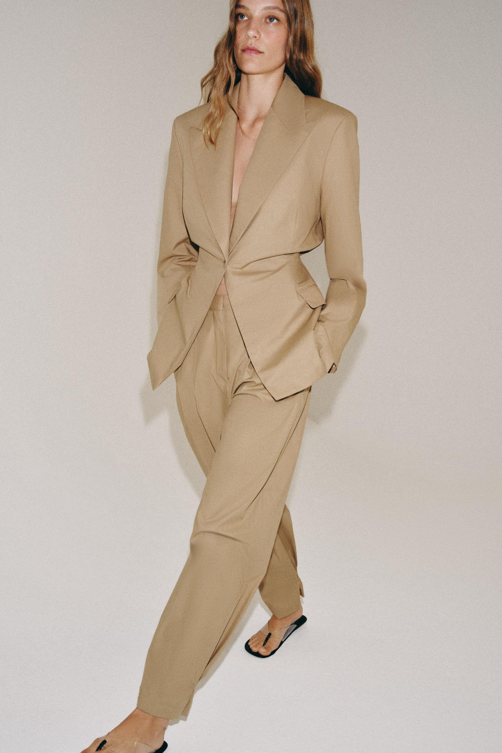 PANTAL?N PINZAS ZW COLLECTION LIMITED EDITION / Arena - Zara фото 8