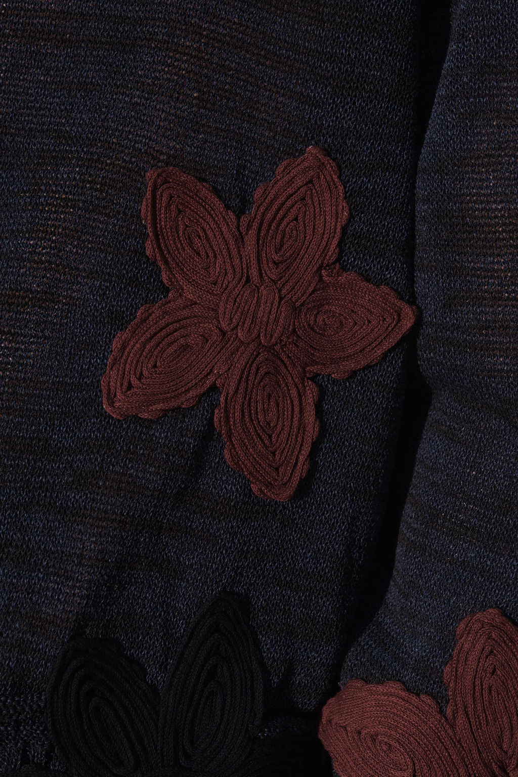 JERSEY RELAXED FIT FLORES / Marino - Zara фото 4