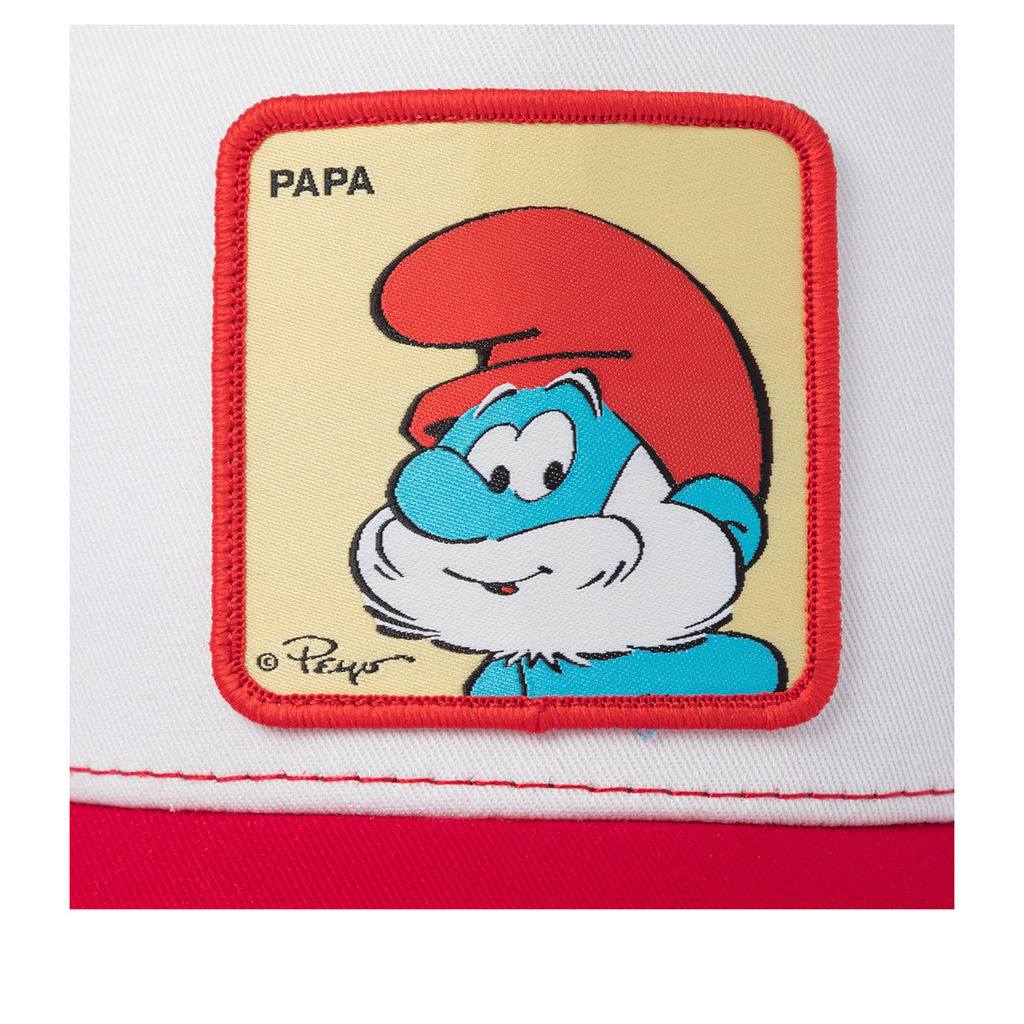 Бейсболка CAPSLAB арт. CL/SMU/1/CT/PAPA The Smurfs Papa (белый / красный) фото 3
