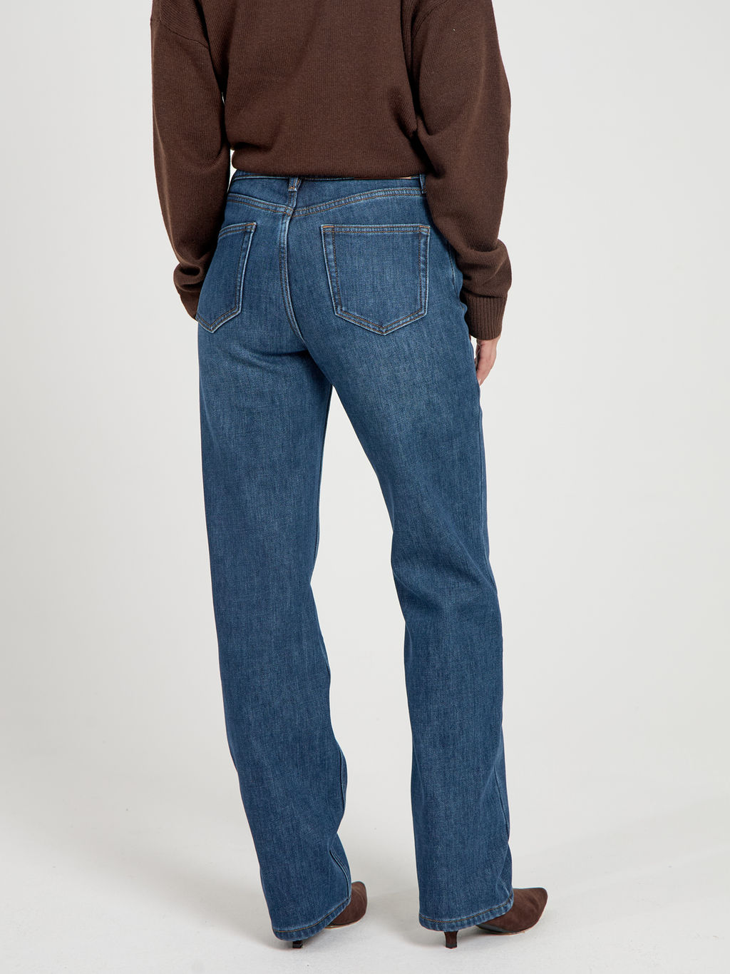 Женские Джинсы Утепленные STRAIGHT