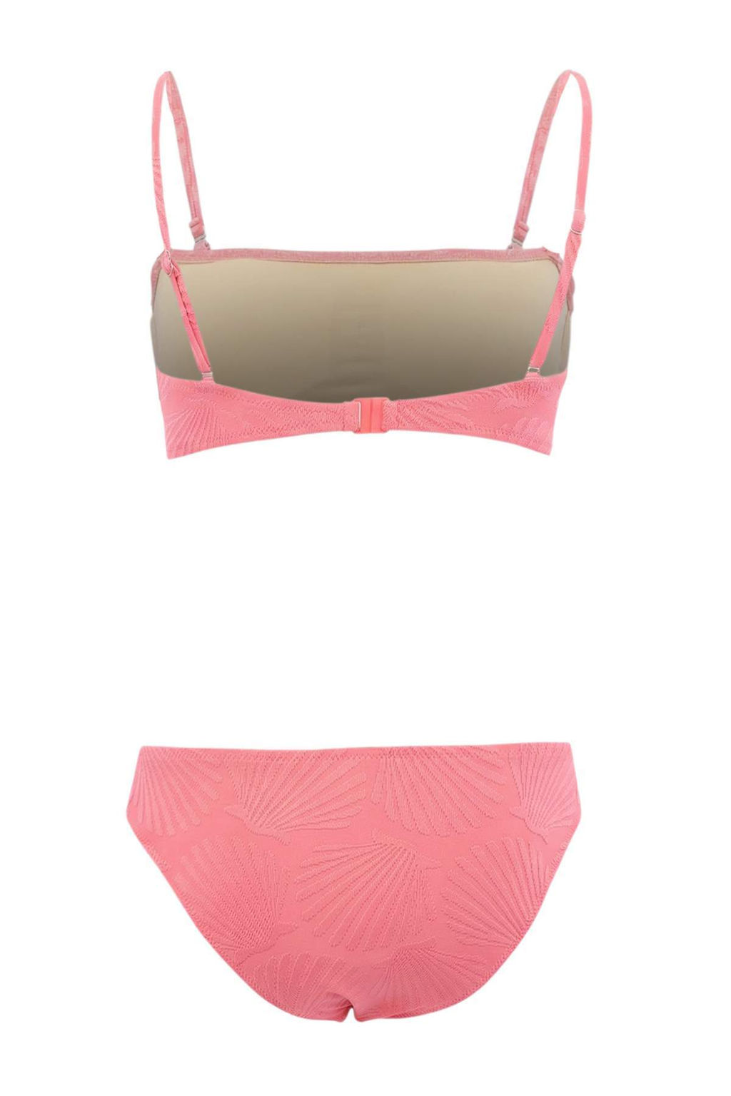 Pembe Straplez Kapl? Regular Normal Bel Bikini Tak?m? TBESS25BT00067