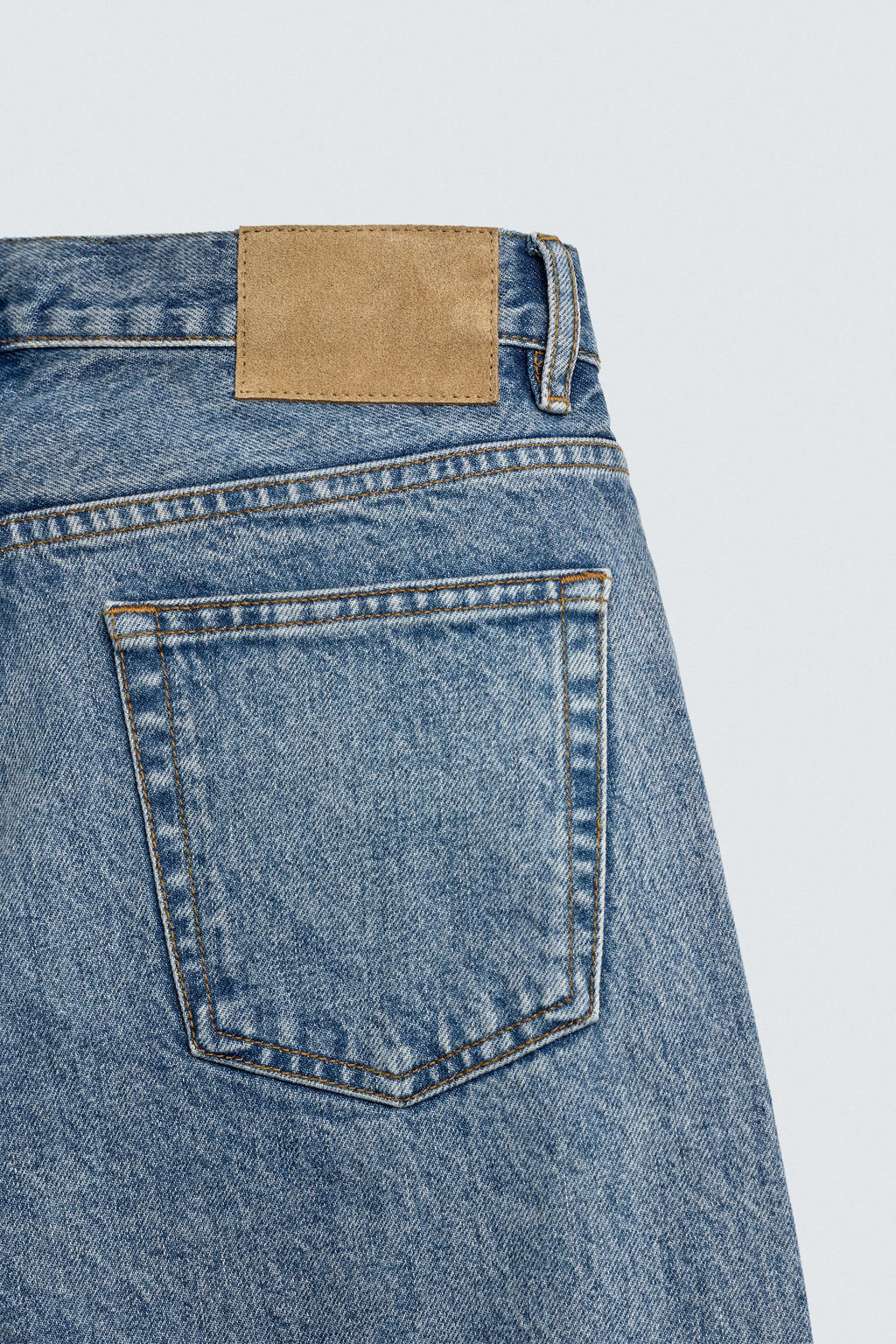 JEANS STRAIGHT FIT AARON LEVINE X ZARA / Azul medio  фото 11