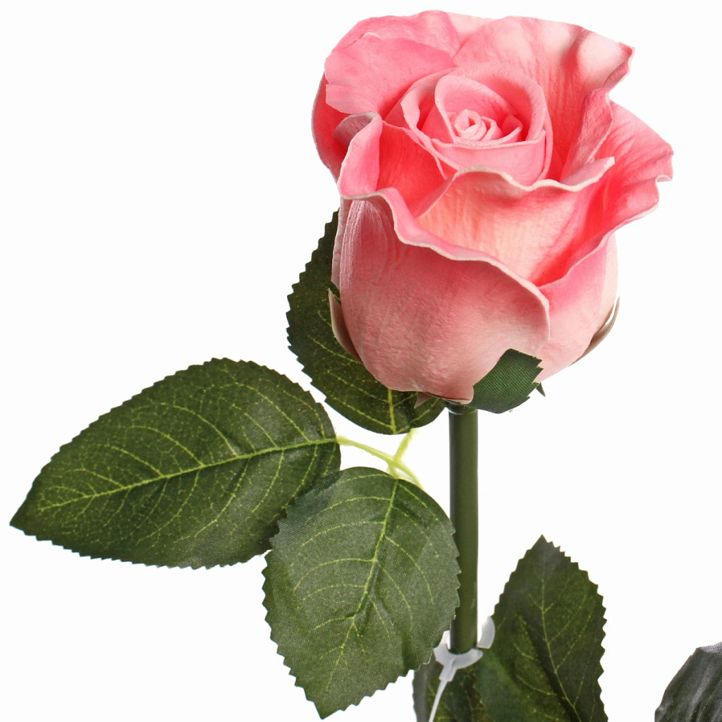 Цветок искусственный "Natur" 50см Розочка розовая