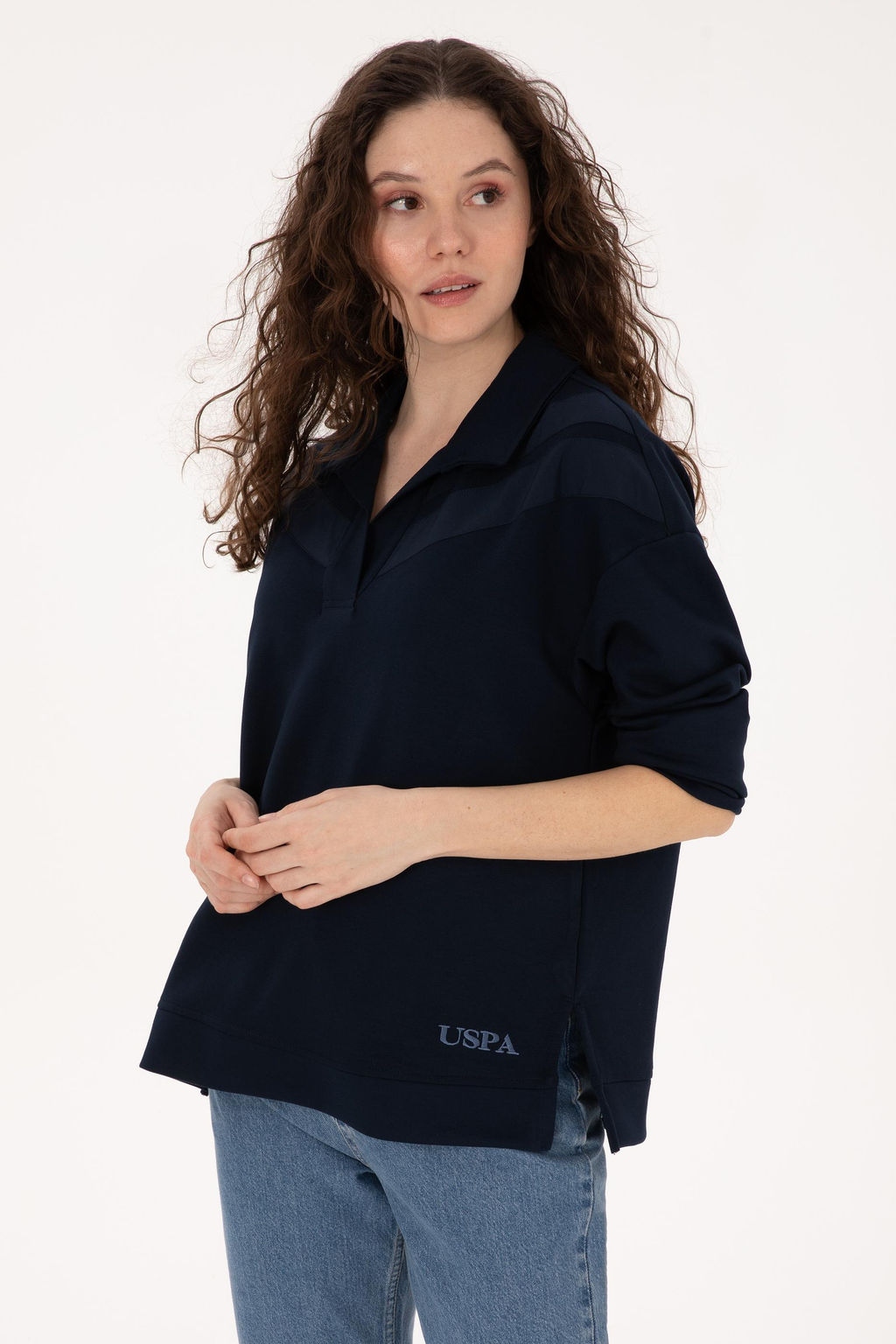 Kad_n Lacivert Sweatshirt - U.s. polo assn фото 3