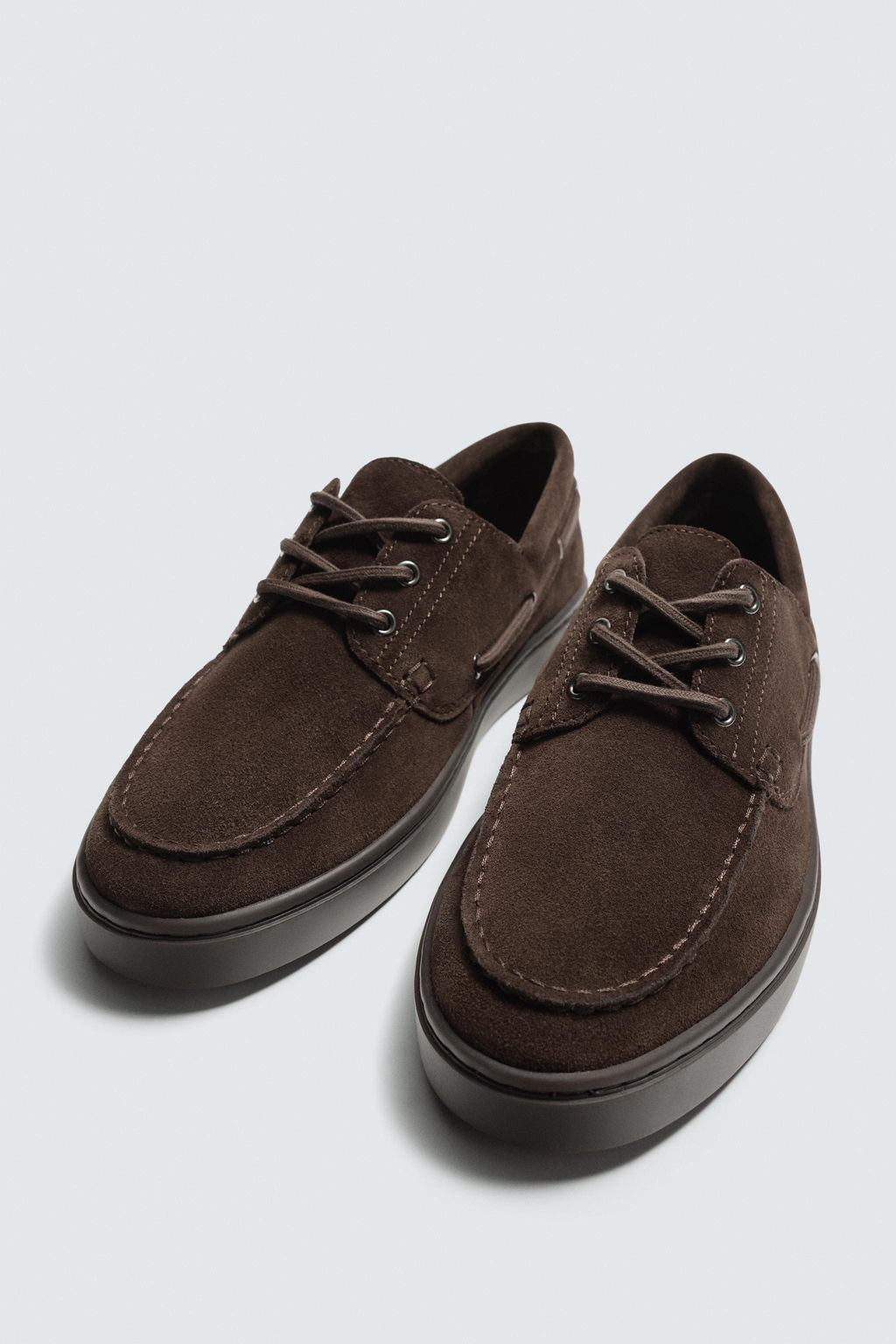 ZAPATO N?UTICO PIEL CASUAL / Marr?n - Zara фото 2