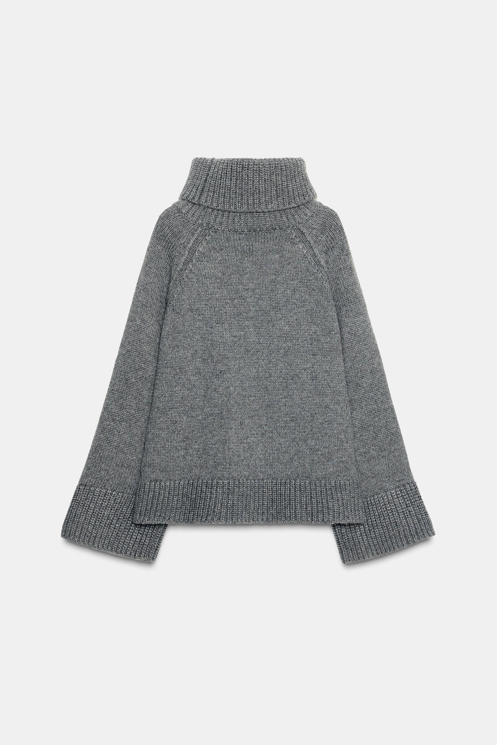 OVERSIZED KNIT HIGH NECK JUMPER - Zara фото 7