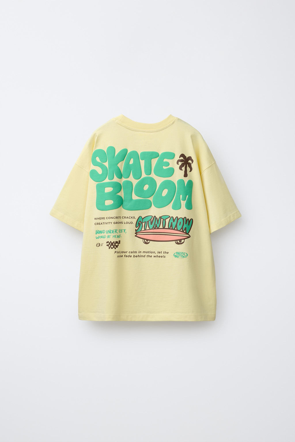 CAMISETA ESTAMPADO RELIEVE / Amarillo - Zara фото 2