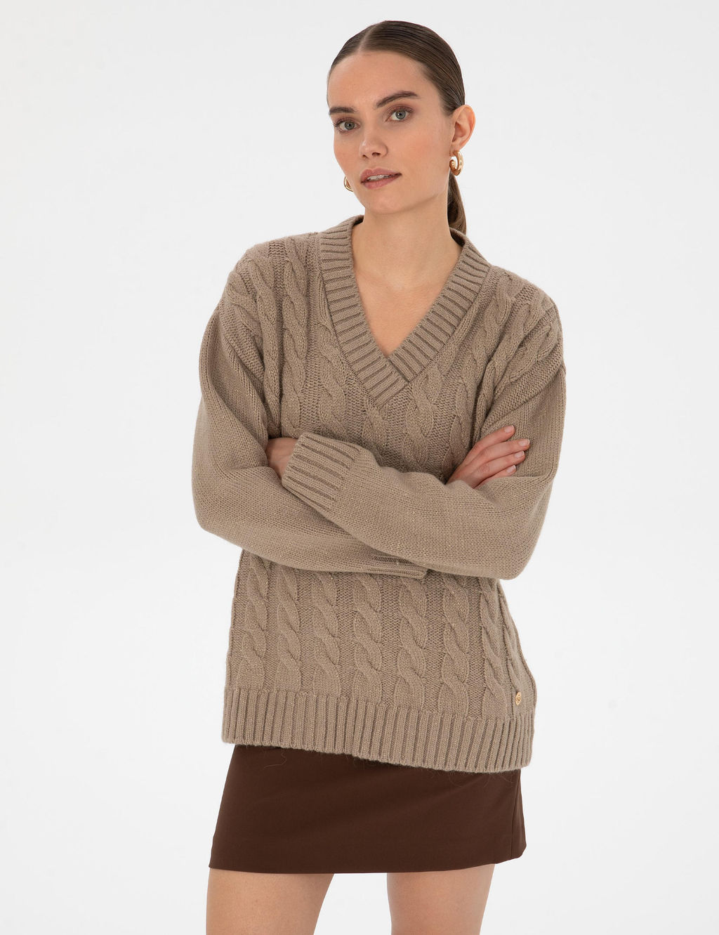 Vizon Comfort Fit V Yaka Kazak - Pierre cardin фото 3