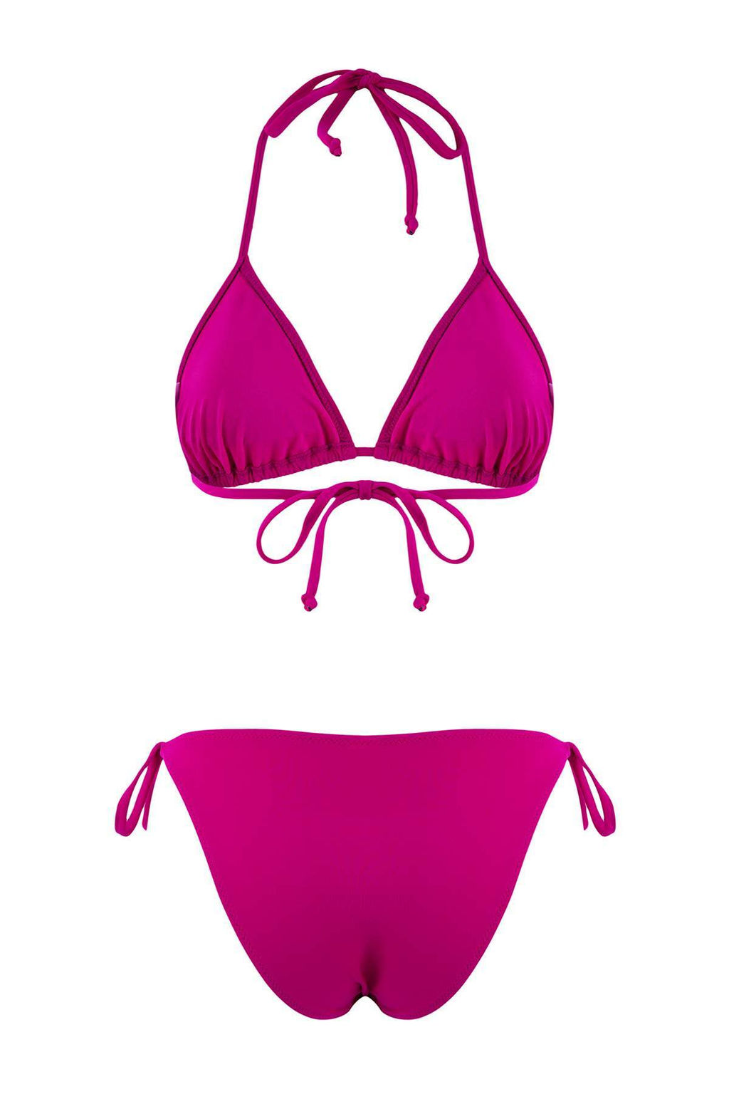 Fusya Boncuk Aksesuarl? Ucgen Kapl? Normal Bel Regular Bikini Tak?m? TBESS26BT00011 - Trendyolmilla фото 2