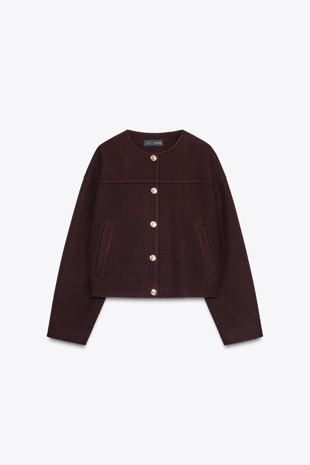 SOFT JACKET WITH GOLD BUTTONS - Zara фото 8