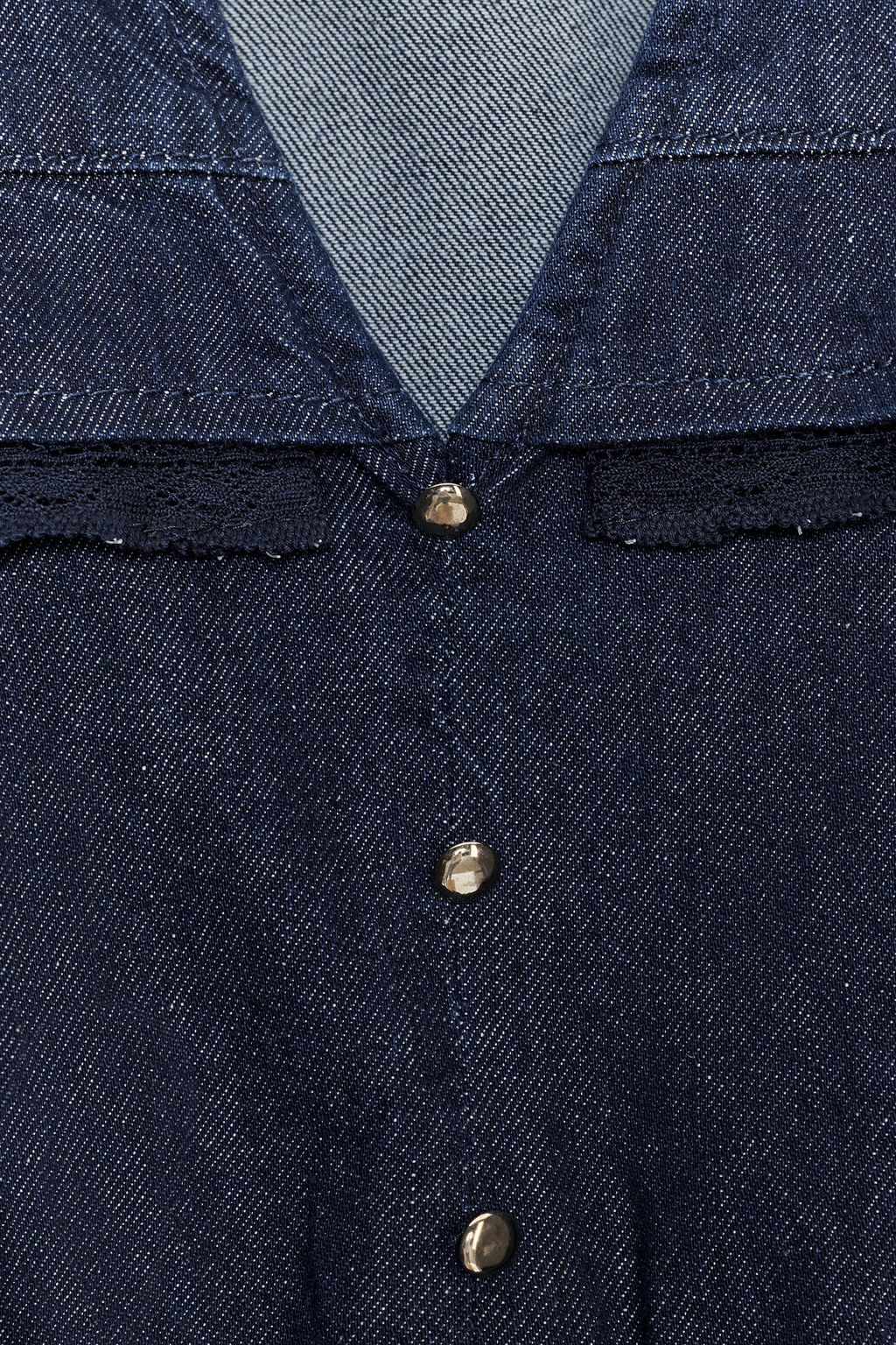 LACE DENIM SHIRT - Zara фото 7