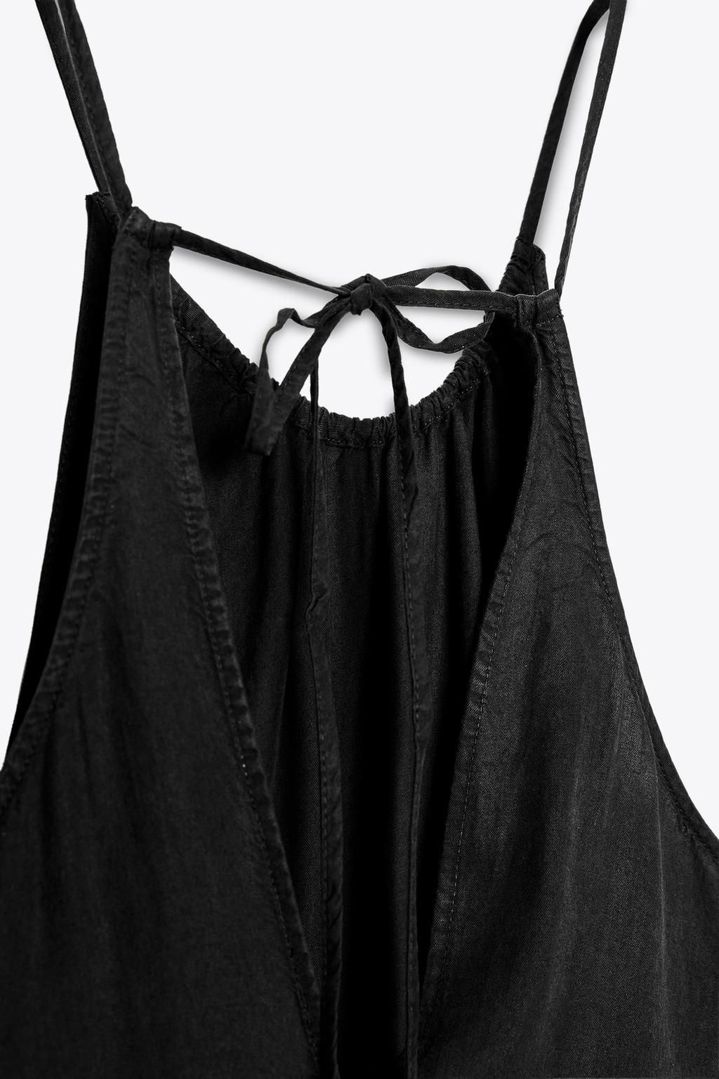 HALTERNECK DRESS WITH GATHERING - Zara фото 8