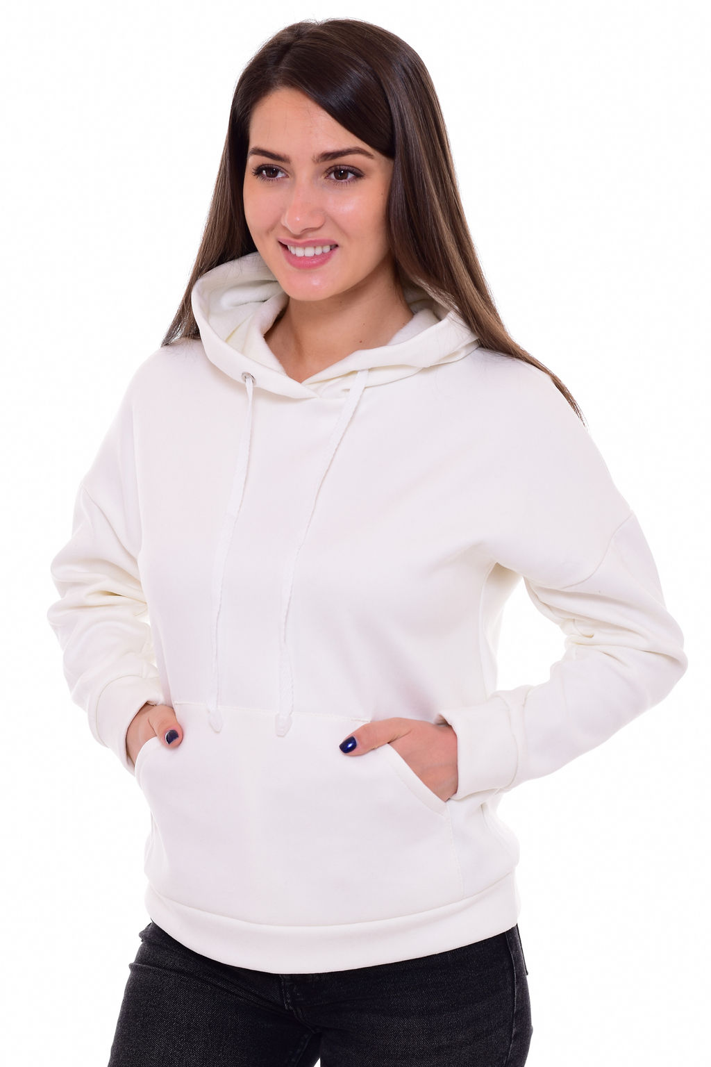 Толстовка женская 6-177а (молоко)