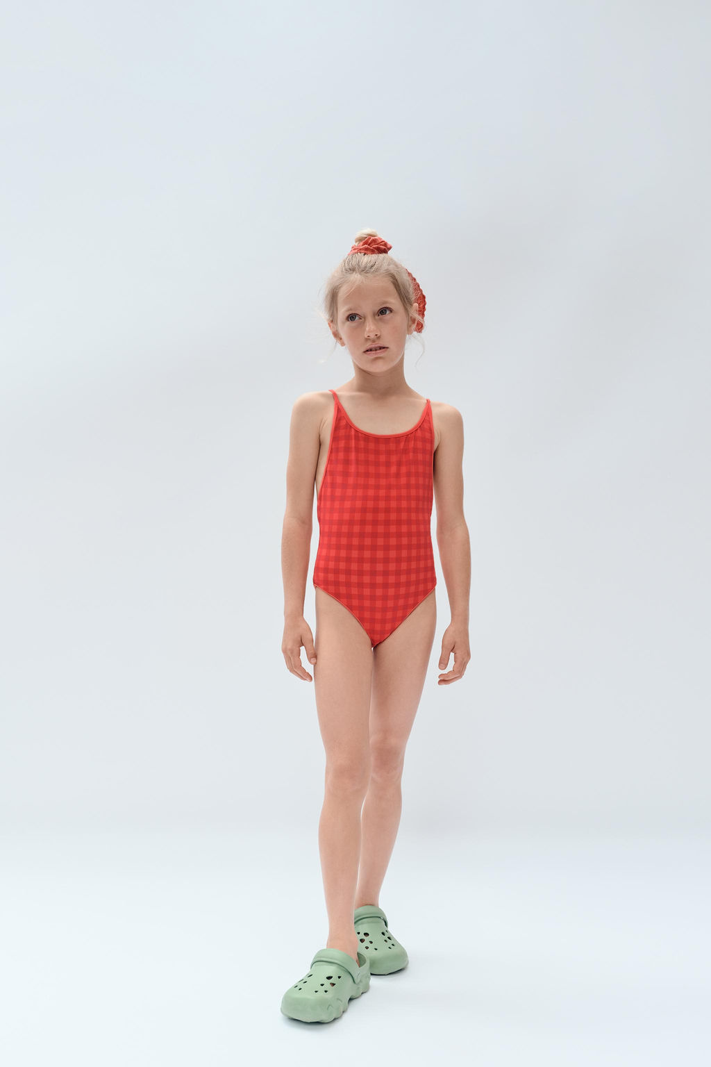 2-14 A?OS/ BA?ADOR CUADRO VICHY LIMITED EDITION / Coral rojo - Zara фото 3