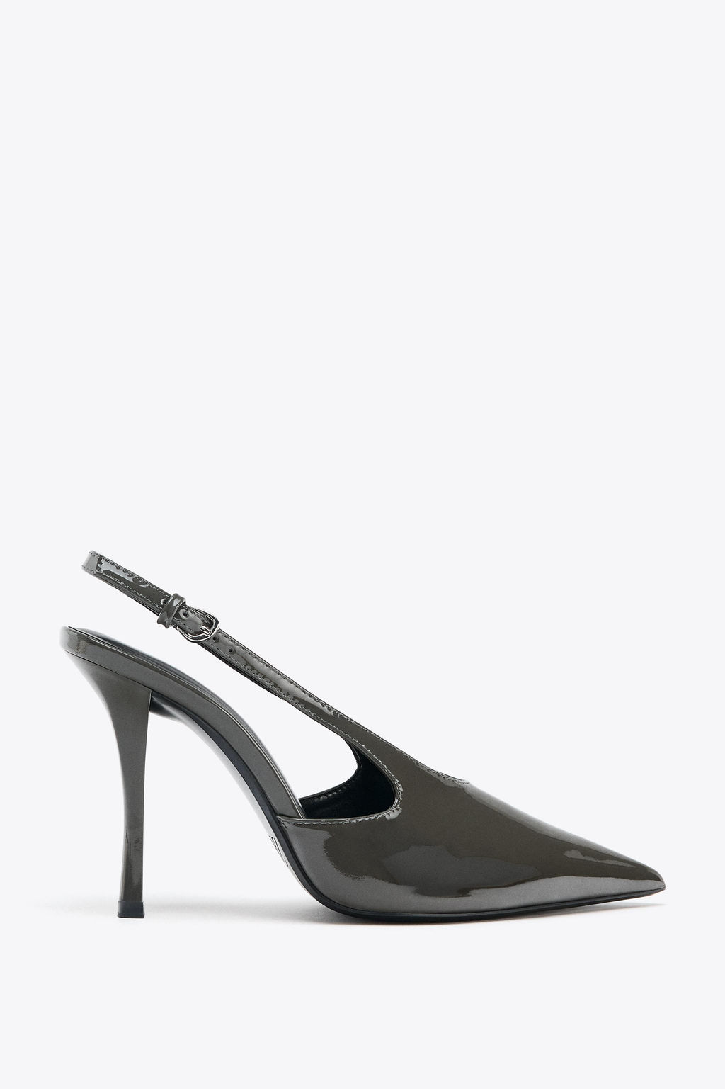 FAUX PATENT SLINGBACK SHOES - Zara фото 2