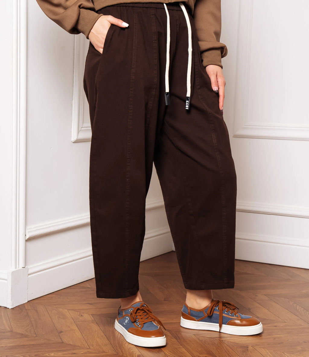 Брюки #КТ5890, шоколадный - Dommod фото 3