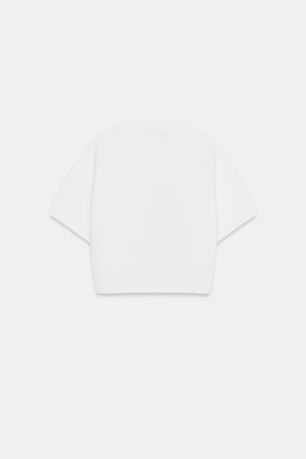 CHAQUETA CORTA PUNTO CREMALLERA / Blanco - Zara фото 6