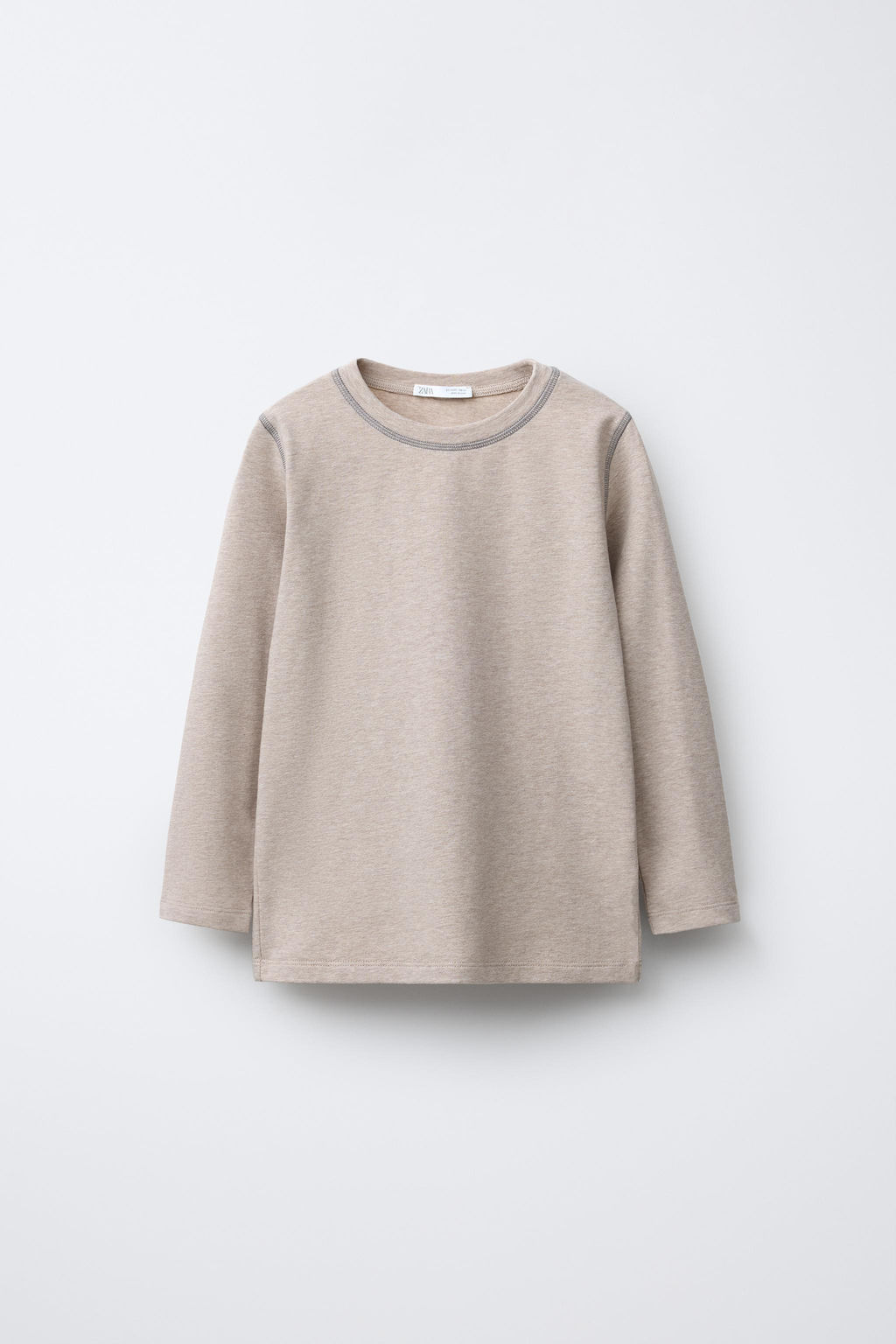 2-PACK OF OVERLOCK CONTRAST T-SHIRTS - Zara фото 2