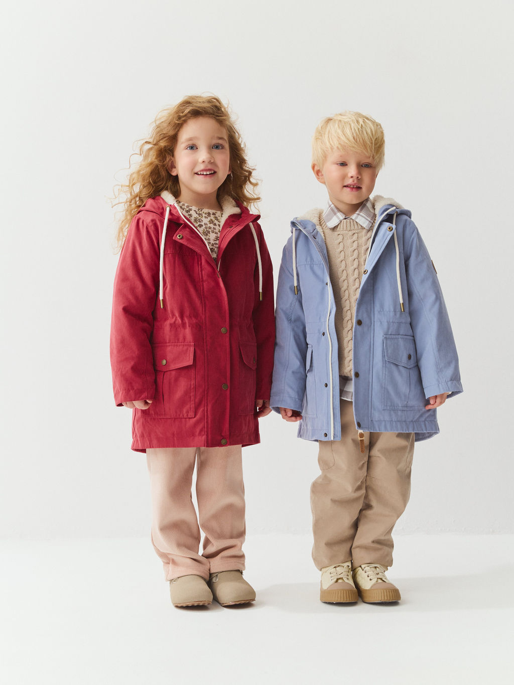 Парка демисезонная на меху Клюква - Bungly фото 6