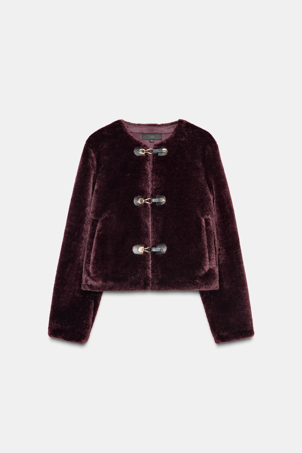 DOUBLE-FACED JACKET WITH TOGGLES - Zara фото 7