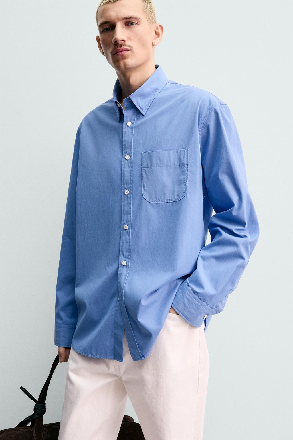 ORIGINS REGULAR FIT SHIRT WITH POCKET - Zara фото 5