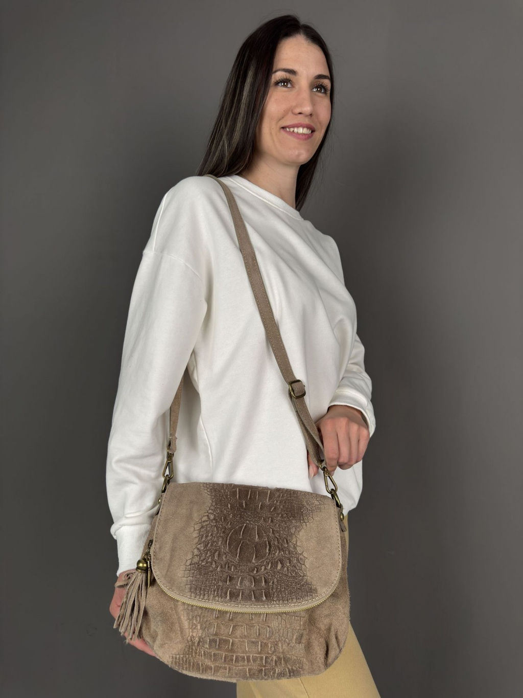 Сумка женская из телячьей кожи